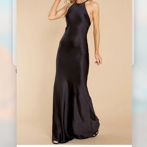 She's Famous Black Maxi Dress